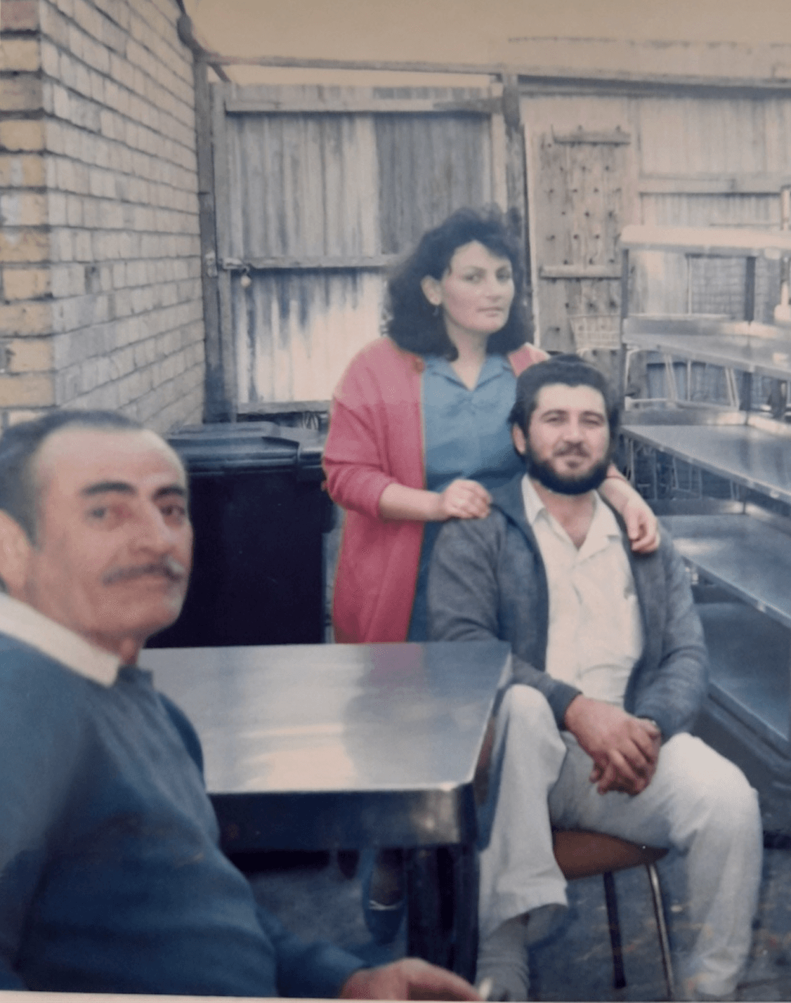 Nick & Olga Athanasopoulous and Haris Stamboulidis at first premises